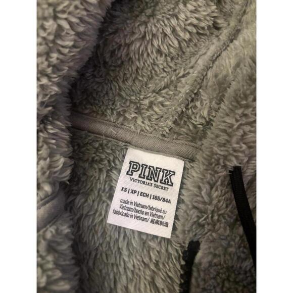 Victoria’s Secret Half Zip Sherpa Pullover Size XS - Picture 3 of 6